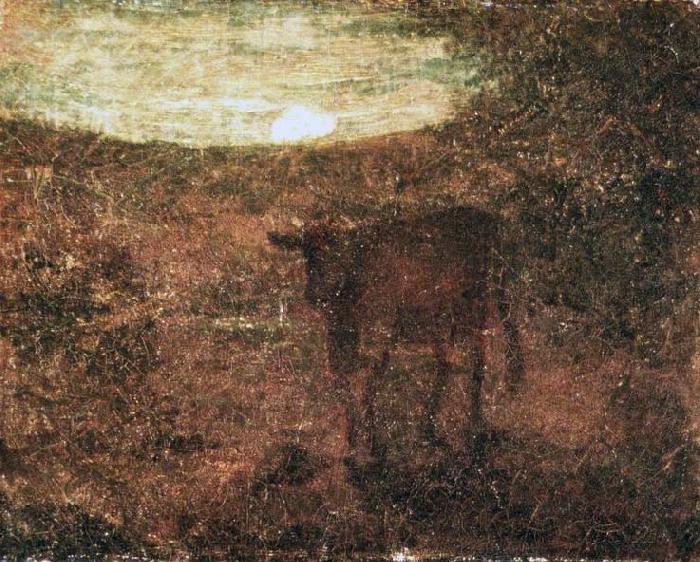 Albert Pinkham Ryder Moonrise France oil painting art
